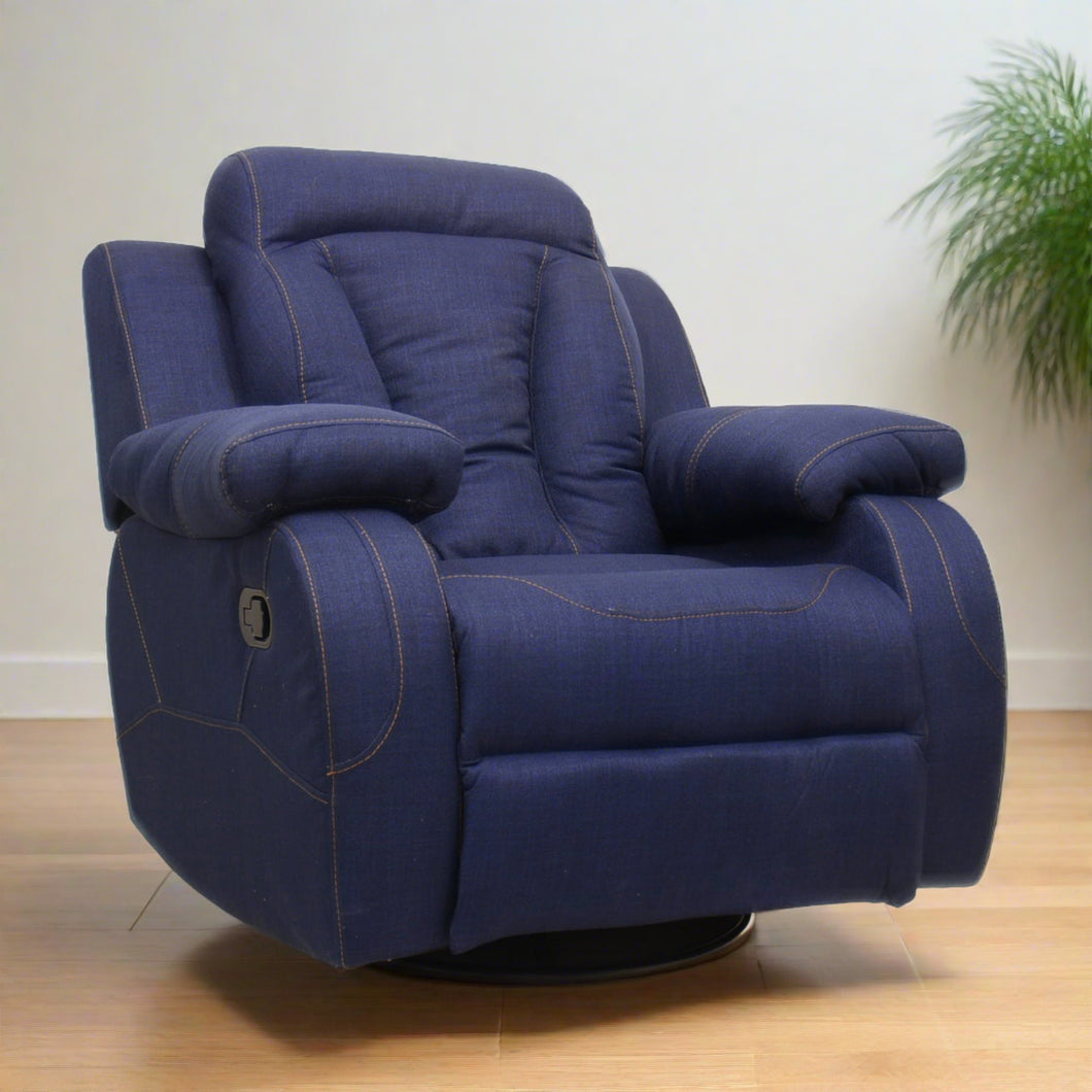 Lazy Boy Chair - Dark Blue 90 x 90 cm - AD04