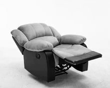Load image into Gallery viewer, Lazy Boy Chair - Black & grey 90 x 90 cm - AD17