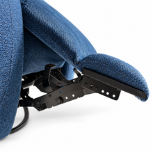 Load image into Gallery viewer, Navy Blue Retreat recliner – mechanism detail