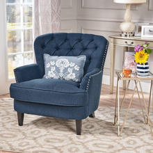 Load image into Gallery viewer, Christopher Night Chair - Dark Blue AD012