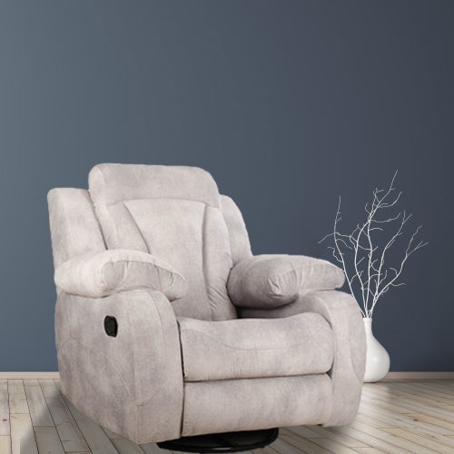 Lazy Boy Chair - Light Grey 90 x 90 cm - AD05