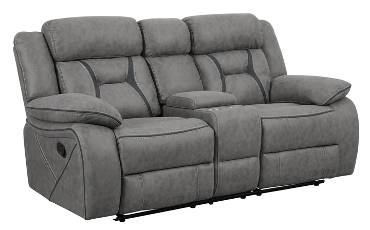 Grey Jack Double Sofa Recliner - AD08 كنبة ريكلاينر