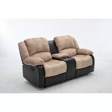Load image into Gallery viewer, Double Sofa Recliner with console - AD15 كنبة ريكلاينر