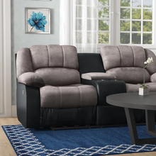 Load image into Gallery viewer, Double Sofa Recliner with console - AD18 كنبة ريكلاينر
