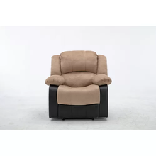 Load image into Gallery viewer, Lazy Boy Chair - Black & Beige 90 x 90 cm - AD16