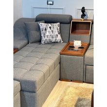 Load image into Gallery viewer, Sofa bed with pouf 200 x 340 cm
