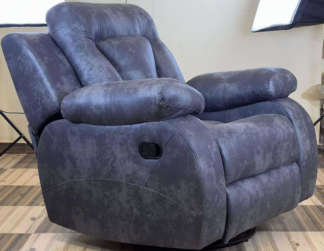 Lazy Boy Chair Rounded Grey  90*90