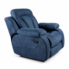 Load image into Gallery viewer, Navy Blue Retreat recliner – side
