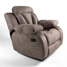 Load image into Gallery viewer, Rounded Brown recliner — side angle
