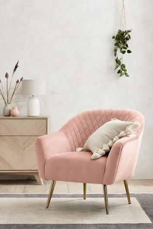 Hamilton Arm chair - Rose - AD022