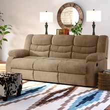 Load image into Gallery viewer, Drennan Brown Triple Sofa Recliner - AD12 كنبة ريكلاينر
