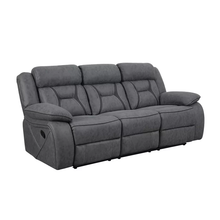 Load image into Gallery viewer, Grey Jack Triple Sofa Recliner - AD10 كنبة ريكلاينر
