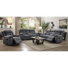 Load image into Gallery viewer, Grey Jack Triple Sofa Recliner - AD10 كنبة ريكلاينر
